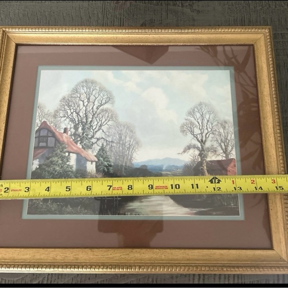 Framed River Cottage Print - Picture 5 of 6